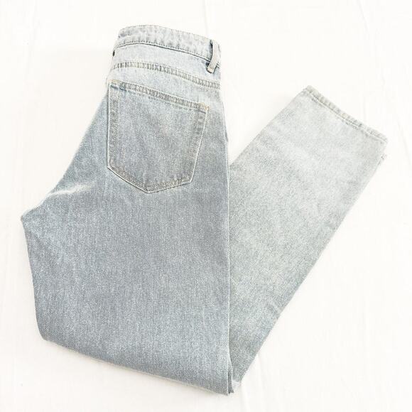 Adika Light Wash Tatto Ripped Graphic Denim Jean Zip Fly Straight Leg Size M NWT - Picture 10 of 10